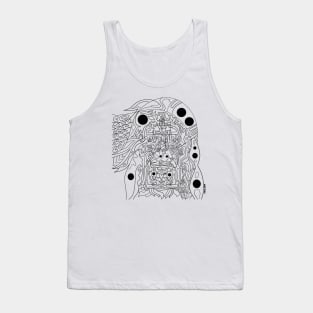 mayan spaceman ecopop Tank Top